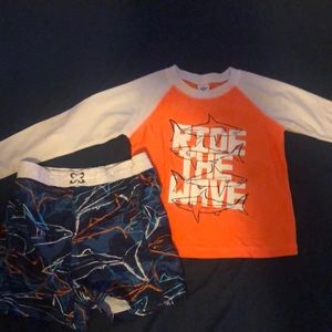 Kids boys swim set